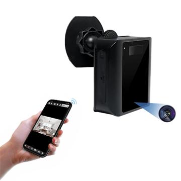 Wi-Fi Spion Kamera - Indbygget i PIR Alarm Sensor (Vandtæt)